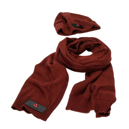Gift Box Uomo Sciarpa e Cappello in lana Bordeau PEUTEREY- Francavilla Moda