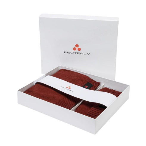 Gift Box Uomo Sciarpa e Cappello in lana Verde PEUTEREY- Francavilla Moda