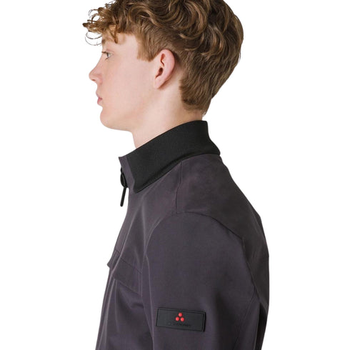 Peuterey Bomber Giubbino Uomo in tessuto stretch Blu - Francavilla Moda