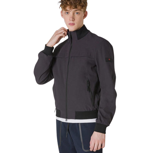 Peuterey Bomber Giubbino Uomo in tessuto stretch Blu - Francavilla Moda