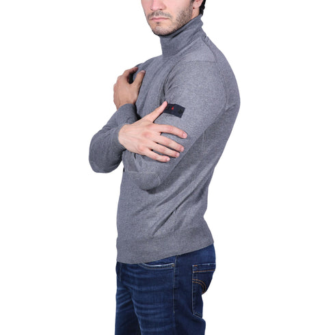 PEUTEREY Maglia Maglia Uomo a collo alto con logo Grigio chiaro A23-PEUTEREYGORRAN06-781-M - Francavilla Moda