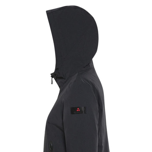 Peuterey Piumino medio Piumino Donna Auctor in Softshell Nero - Francavilla Moda