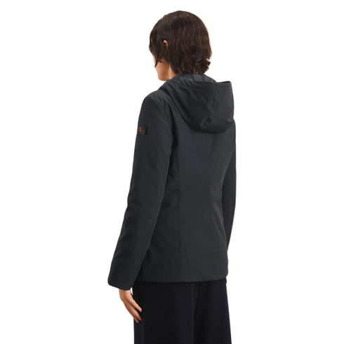Peuterey Piumino medio Piumino Donna Auctor in Softshell Nero - Francavilla Moda