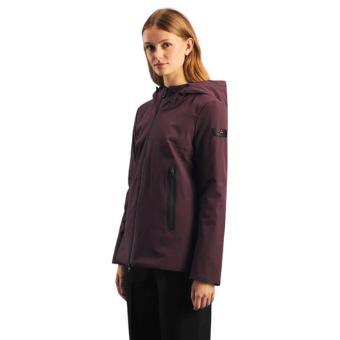 Peuterey Piumino medio Piumino Donna Auctor in Softshell Prugna A23-PEUTEREYAUCTORTA-932-42 - Francavilla Moda