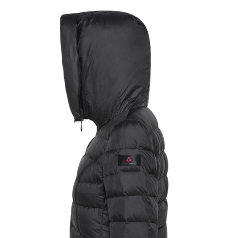 Piumino Donna corto con trapunte sfalsate Nero Peuterey- Francavilla Moda