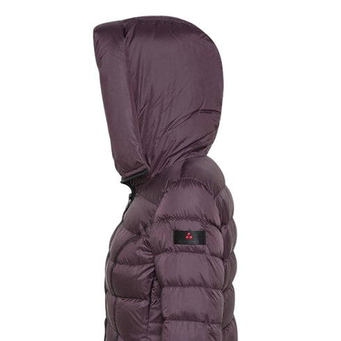 Piumino Donna corto con trapunte sfalsate Prugna Peuterey- Francavilla Moda