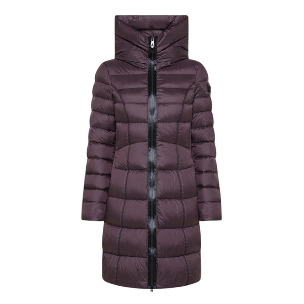 Piumino Donna lungo semi opaco Prugna Peuterey- Francavilla Moda