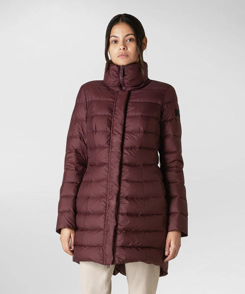 Piumino Donna SOBCHAK lungo con collo alto Nero PEUTEREY- Francavilla Moda