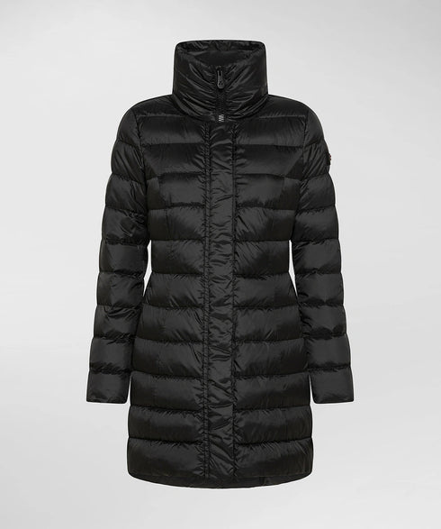 Piumino Donna SOBCHAK lungo con collo alto Nero PEUTEREY- Francavilla Moda