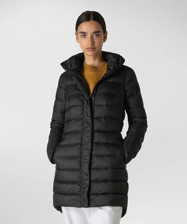 Piumino Donna SOBCHAK lungo con collo alto Borgogna PEUTEREY- Francavilla Moda