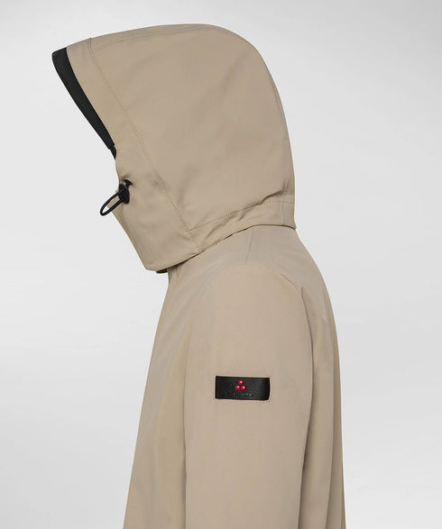 Trench Uomo GROFF con cappuccio rimovibile Nero PEUTEREY- Francavilla Moda