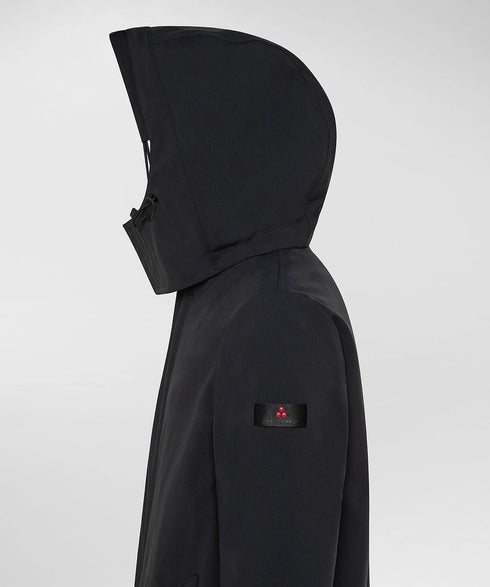 Trench Uomo GROFF con cappuccio rimovibile Nero PEUTEREY- Francavilla Moda
