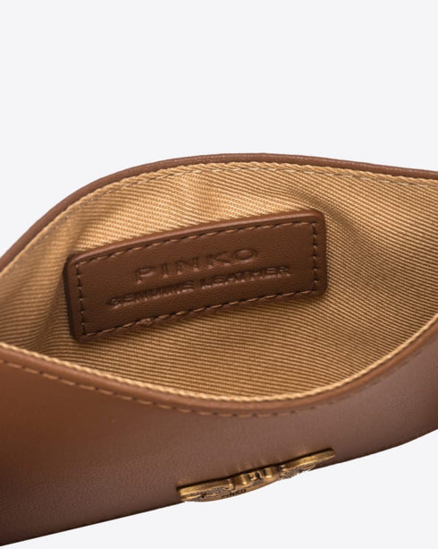 Pinko Portacarte Portacarte Donna con catenella Cuoio - Francavilla Moda