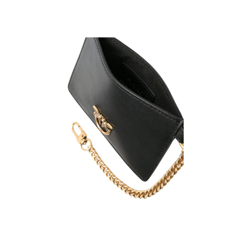 Pinko Portacarte Portacarte Donna con catenella Nero - Francavilla Moda