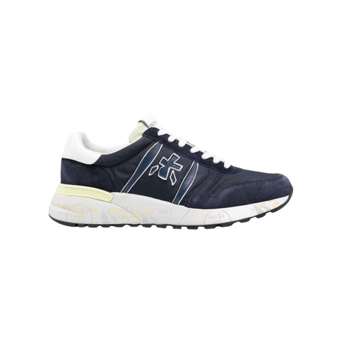 PREMIATA Sneakers Sneaker Uomo linea Lander Blu Blu - Francavilla Moda