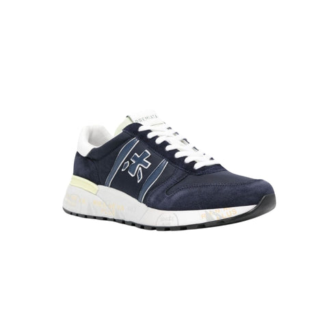PREMIATA Sneakers Sneaker Uomo linea Lander Blu Blu - Francavilla Moda