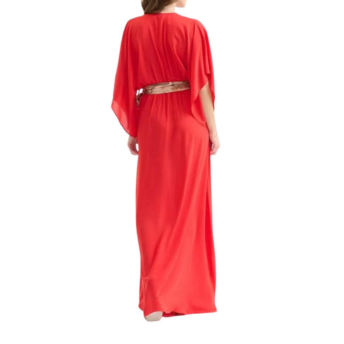 Abito Donna a kimono con cintura Rosso Prima Classe Alviero Martini- Francavilla Moda