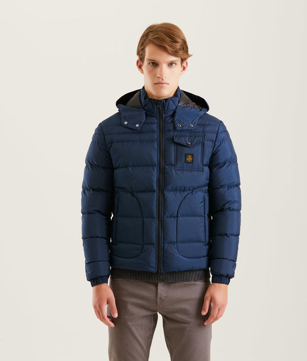 Piumino corto BENSON Jkt Uomo Blu chiaro Refrigiwear- Francavilla Moda