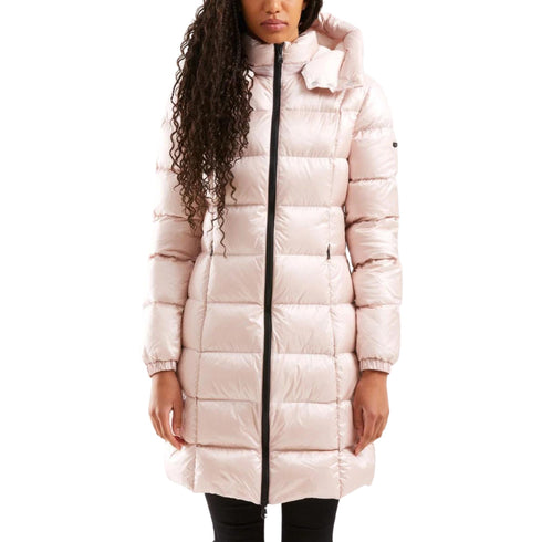 Piumino Donna Long Ashley Rosa REFRIGIWEAR- Francavilla Moda