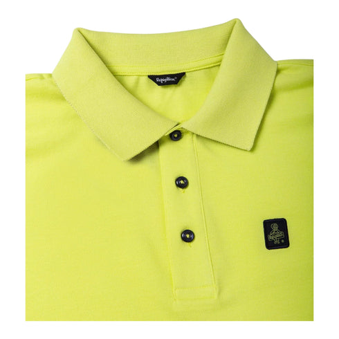 Polo Uomo con patch logo sul petto Gialla Refrigiwear- Francavilla Moda
