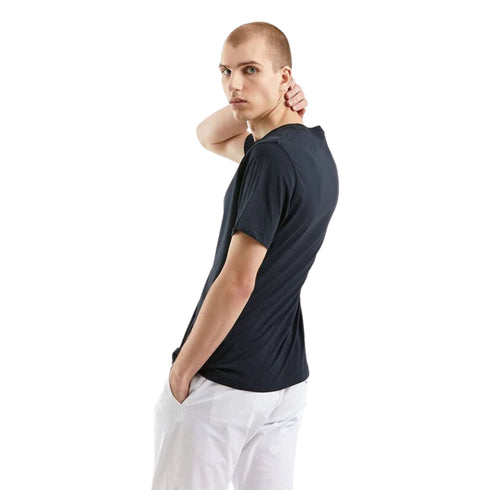 T-shirt Uomo con girocolllo a costine Blu Refrigiwear- Francavilla Moda