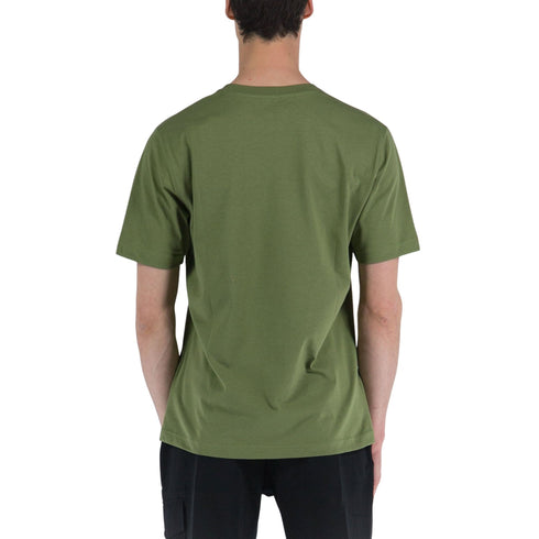 T-shirt Uomo con girocolllo a costine Verde oliva Refrigiwear- Francavilla Moda