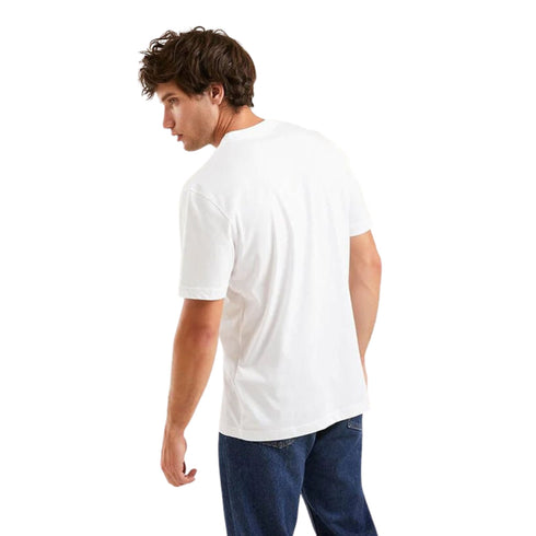 T-shirt Uomo con girocolllo a costine Bianca Refrigiwear- Francavilla Moda