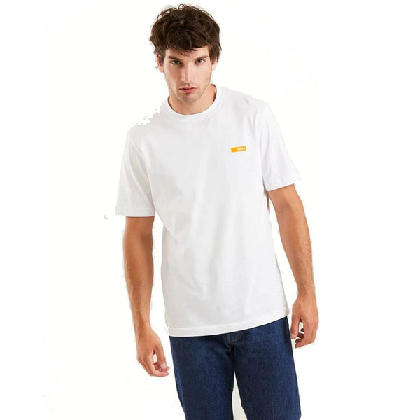 T-shirt Uomo con girocolllo a costine Bianca Refrigiwear- Francavilla Moda