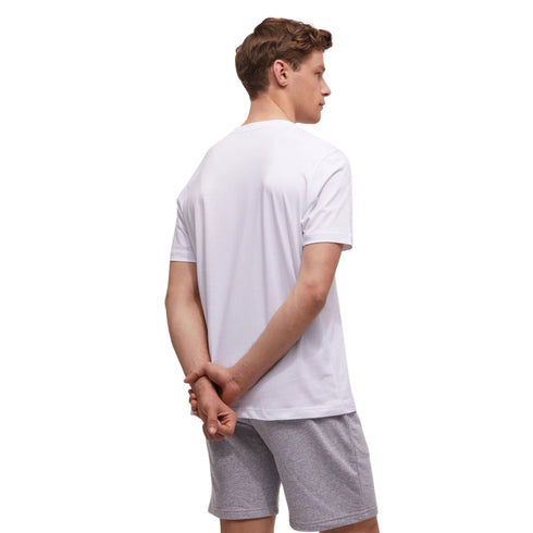 T-shirt Uomo con scritta multicolor Bianca Refrigiwear- Francavilla Moda