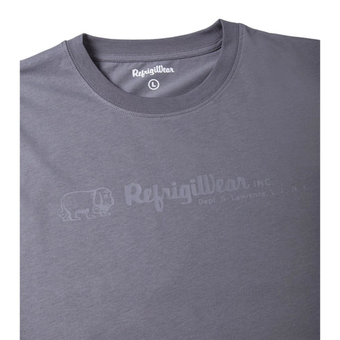 T-shirt Uomo con stampa in contrasto Antracite Refrigiwear- Francavilla Moda