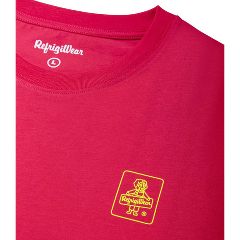 T-shirt Uomo regular a girocollo Fuxia Refrigiwear- Francavilla Moda