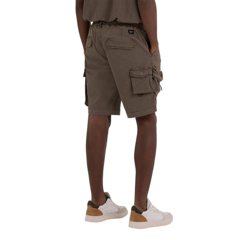 Bermuda Uomo kombact cargo con coulisse Tortora Replay- Francavilla Moda