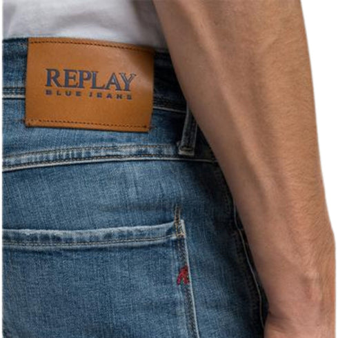 Jeans Uomo cinque tasche e pieghe Jeans medio REPLAY- Francavilla Moda