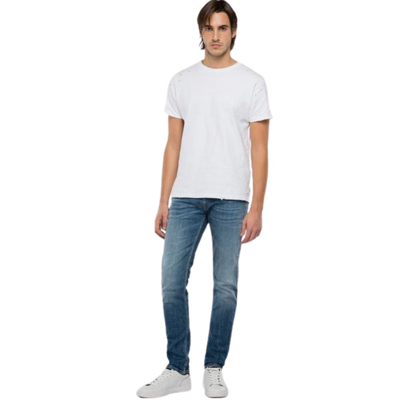 Jeans Uomo cinque tasche e pieghe Jeans medio REPLAY- Francavilla Moda