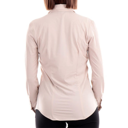 Camicia Donna Oxford con collo classico Rosa RRD- Francavilla Moda