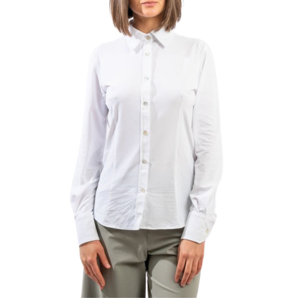 Camicia Donna slim traspirante Bianco RRD- Francavilla Moda