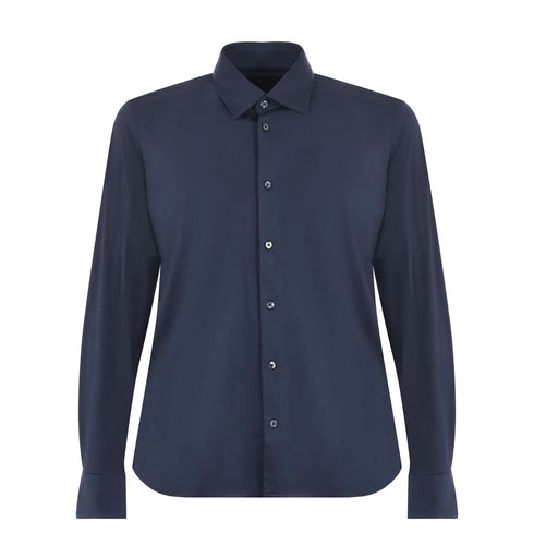 Camicia Uomo Oxford Jaquard stretch Blu RRD- Francavilla Moda