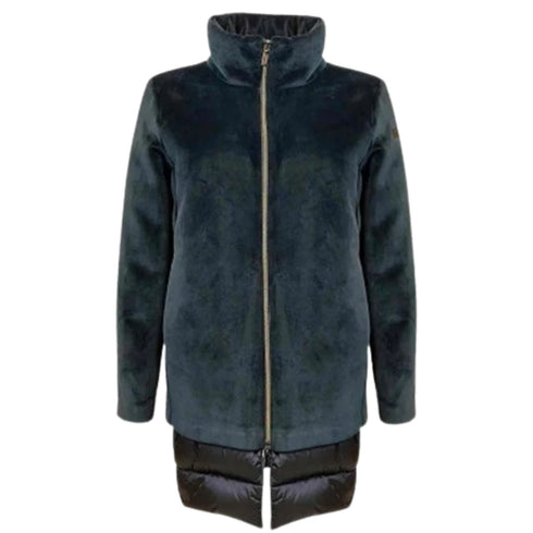 Cappotto Donna Neo Velvet Down Coat Blu RRD- Francavilla Moda
