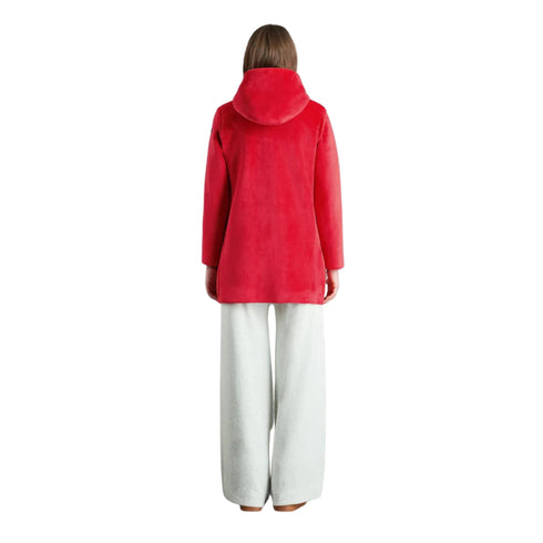 RRD Cappotto Cappotto Donna Neo Velvet Parka Rosso - Francavilla Moda