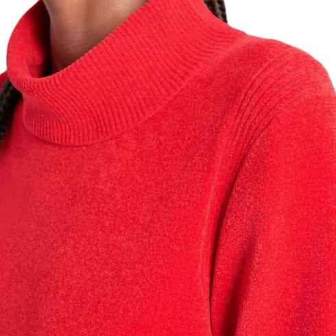 Dolcevita Donna con spacchi laterali Rosso RRD- Francavilla Moda