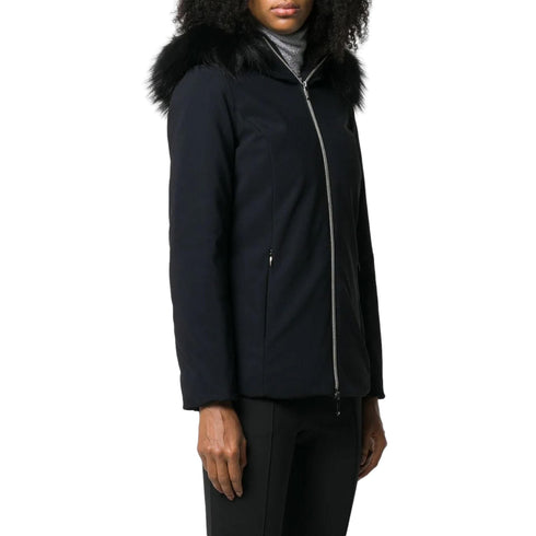 RRD Parka corto Parka Donna corto Winter Storm Lady Fur Nero - Francavilla Moda
