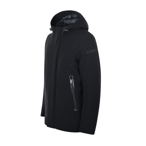 Parka Uomo corto trapuntato Nero RRD- Francavilla Moda