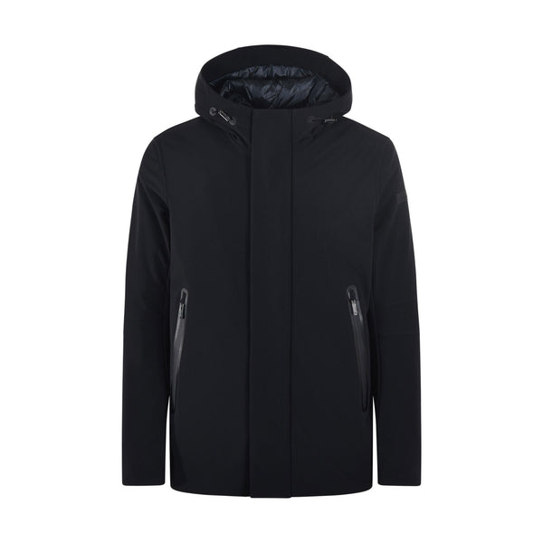 Parka Uomo corto trapuntato Nero RRD- Francavilla Moda