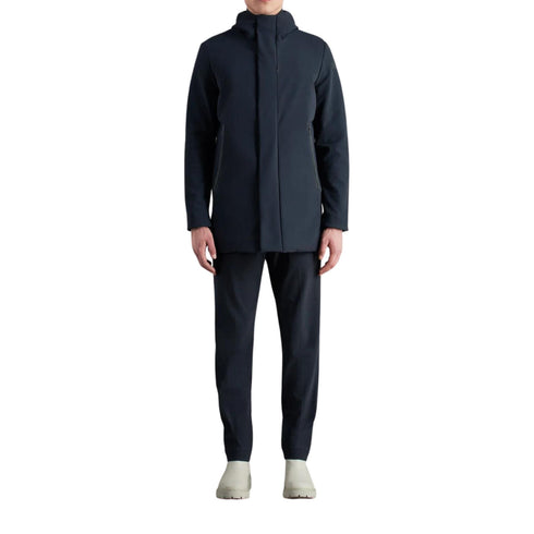 Parka Uomo impermeabile con cappuccio Nero RRD- Francavilla Moda