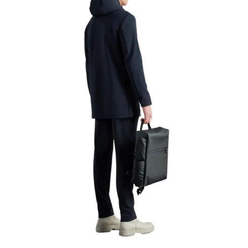 Parka Uomo impermeabile con cappuccio Blu RRD- Francavilla Moda