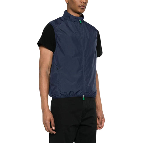 Save The Duck Gilet Gilet Uomo modello Mars imbottito Blu P24-SAVE THE DUCKD80574MWIND18-90000-M - Francavilla Moda