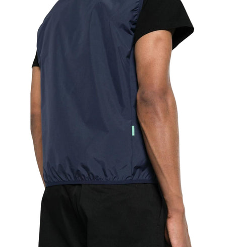 Save The Duck Gilet Gilet Uomo modello Mars imbottito Blu P24-SAVE THE DUCKD80574MWIND18-90000-M - Francavilla Moda