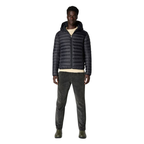 Piumino Uomo Ezra Eco reversibile Nero SAVE THE DUCK- Francavilla Moda