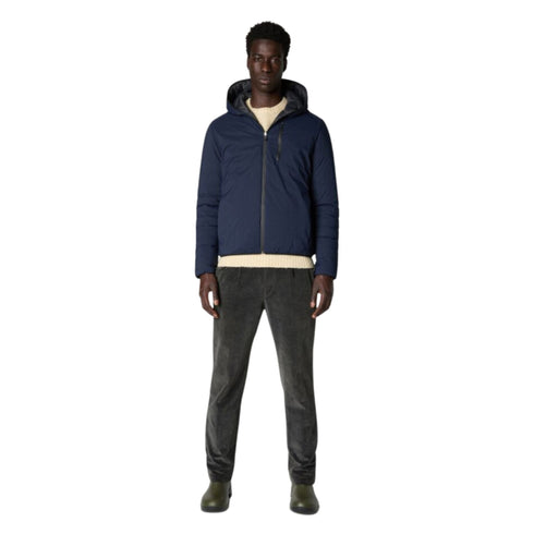 Piumino Uomo Ezra Eco reversibile Blu grigio SAVE THE DUCK- Francavilla Moda