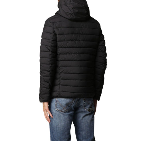 Piumino Uomo Lucas Eco con cappuccio Nero SAVE THE DUCK- Francavilla Moda